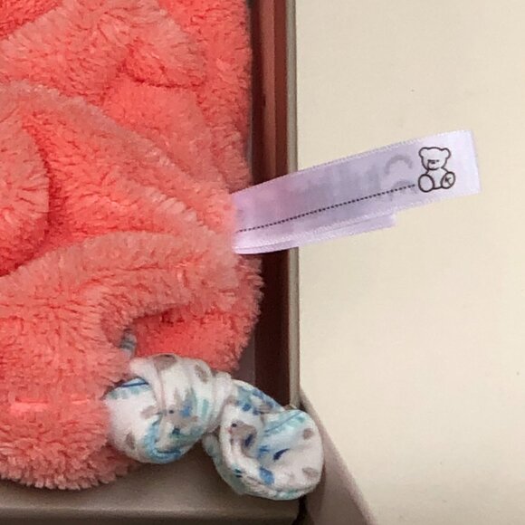 Kaloo Brand New Coral Bear Doudou /Lovey/Security blanket for Baby 0+ - Picture 7 of 11